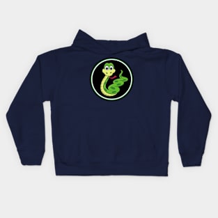 snake green one Kids Hoodie